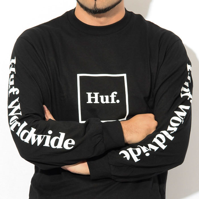 HUF（ハフ） ロンT Tシャツ 長袖 メンズ エッセンシャルズ
