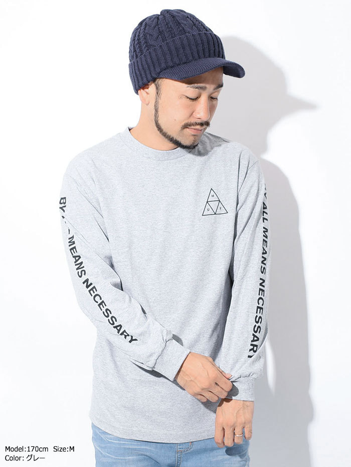 ハフ Tシャツ 長袖 HUF メンズ エッセンシャルズ トリプル