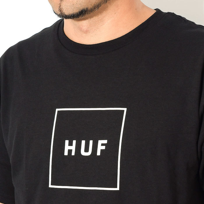 ハフ Tシャツ 半袖 HUF メンズ エッセンシャルズ ボックス ロゴ ( HUF