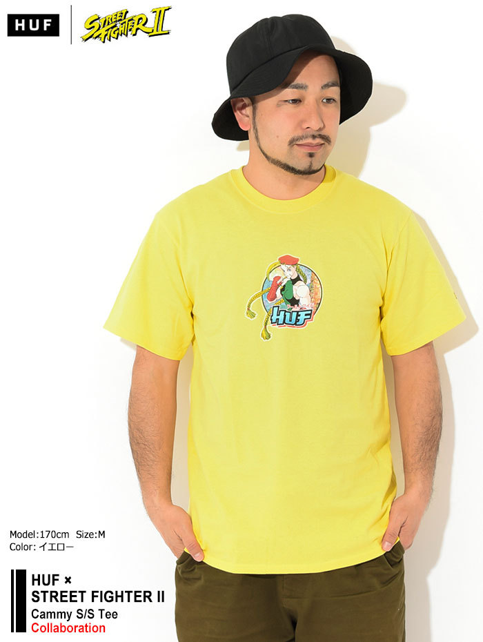 HUF ハフ Tシャツ 半袖 メンズ ストリートファイター2 キャミィ