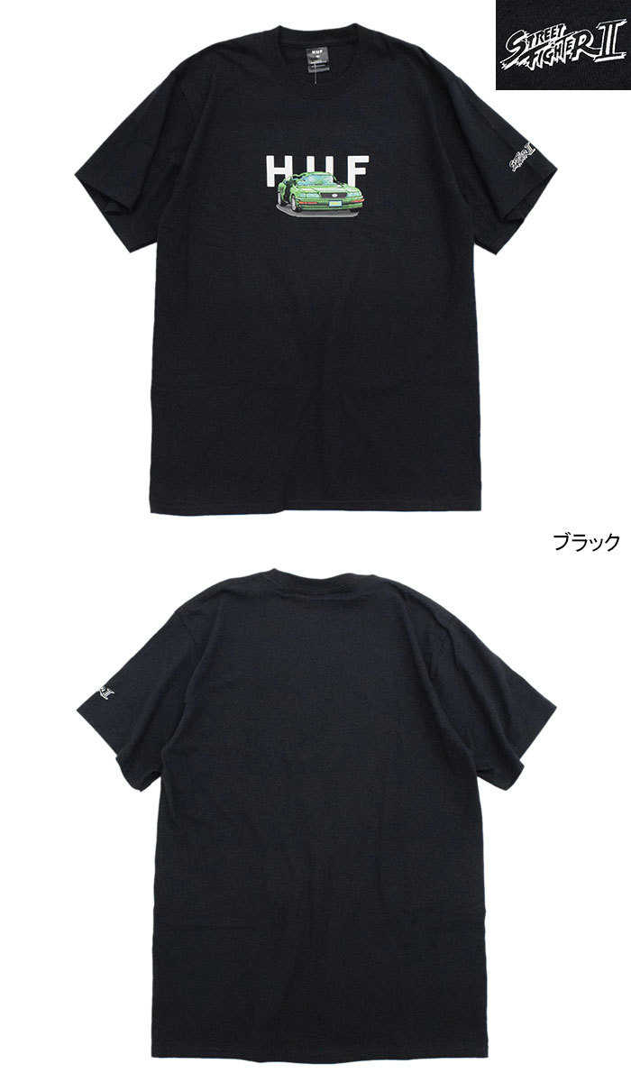 ハフ Tシャツ 半袖 HUF メンズ ストリートファイター2 ボーナス ステージ コラボ ( HUF×STREET FIGHTER II Bonus  Stage S/S Tee TS01559 )