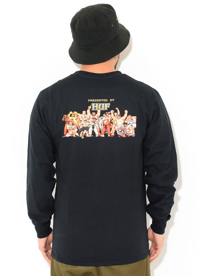 ★米国発*HUF×Street Fighter*新作*チュンリー長袖Tシャツ★ HUF ハフ Tシャツ 長袖 メンズ ストリートファイター2