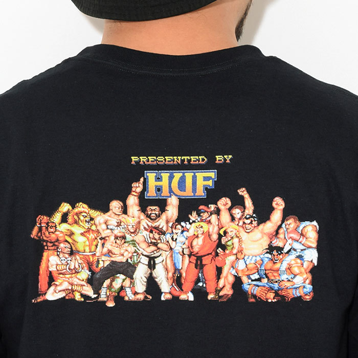 HUF（ハフ） Tシャツ 長袖 メンズ ストリートファイター2 エンディング