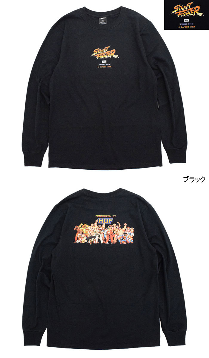 ハフ Tシャツ 長袖 HUF メンズ ストリートファイター2 エンディング コラボ ( HUF×STREET FIGHTER II Ending L/S  Tee カットソー TS01595 ) : huf-ts01595 : ice field - 通販 - Yahoo!ショッピング