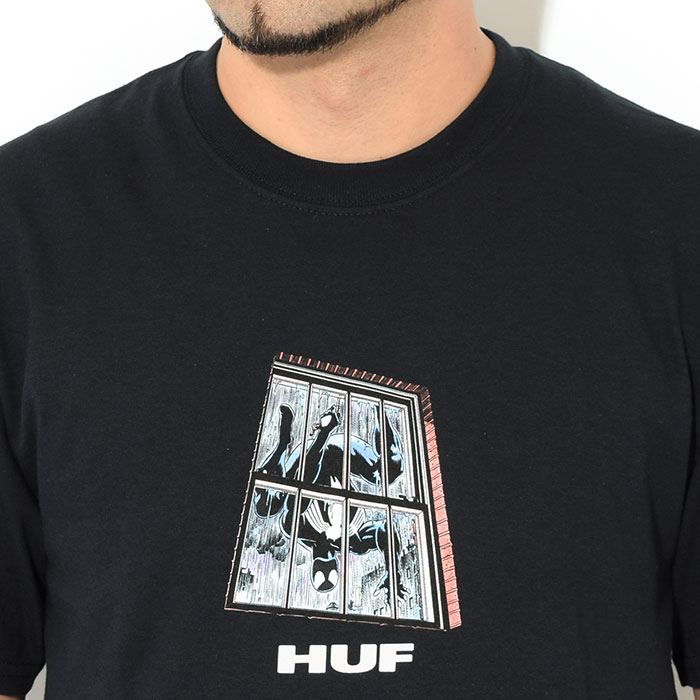 HUF ハフ Tシャツ 半袖 メンズ マーベル ブラック スーツ