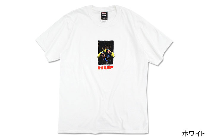 サイズXL ブリストル✖️マーベル　コラボ　トレーニングシャツ HUF（ハフ）の「MARVEL SPIDER-MAN TEE / HUF プリント Tシャツ