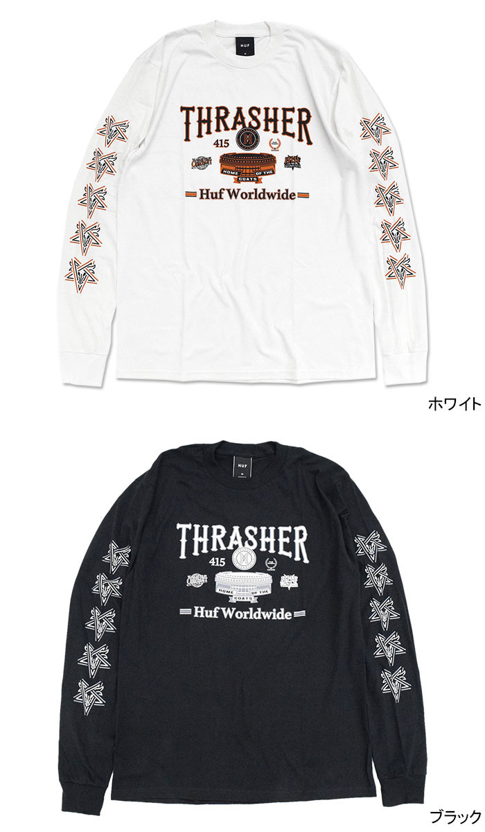 HUF ハフ ロンT Tシャツ 長袖 メンズ スラッシャー モンテレイ
