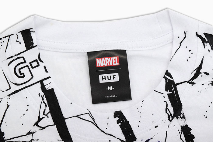 HUF（ハフ） Tシャツ 半袖 メンズ マーベル ハルク ガンマ コラボ