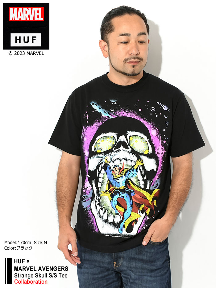 ハフ Tシャツ 半袖 HUF メンズ マーベル アベンジャーズ ストレンジ スカル コラボ ( MARVEL AVENGERS Strange  Skull S/S Tee TS02197 )[M便 1/1] : huf-ts02197 : ice field - 通販 -  Yahoo!ショッピング