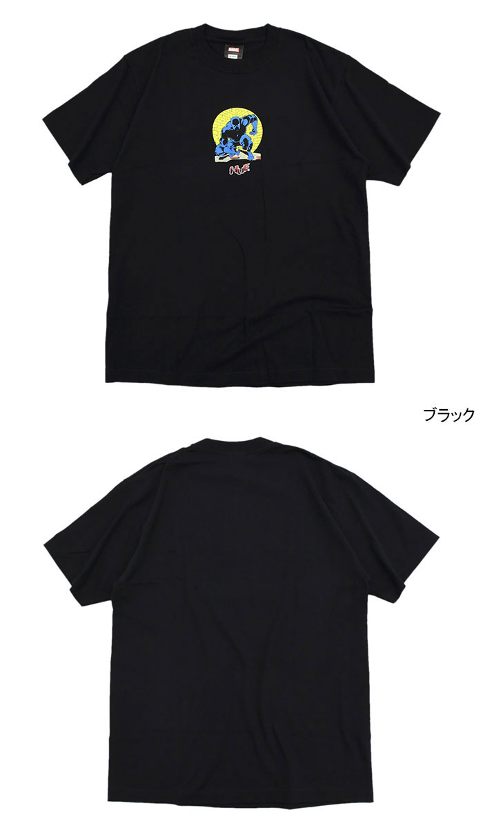 HUF ハフ Tシャツ 半袖 メンズ マーベル アベンジャーズ ナイト