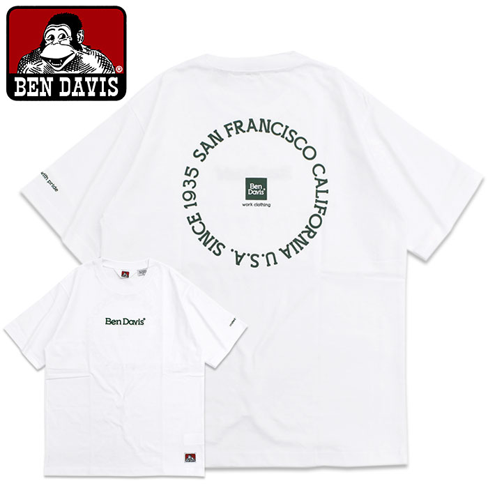 ベンデイビス Tシャツ 半袖 BEN DAVIS メンズ ロゴ EMB ( BENDAVIS I23580004 Logo EMB S/S