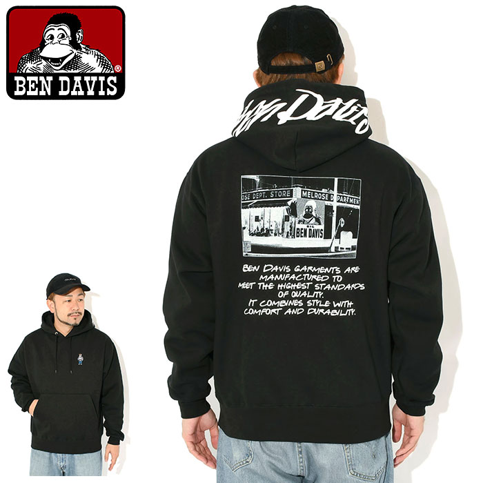BEN DAVIS（ベンデイビス） パーカー プルオーバー メンズ ゴリラ EMB