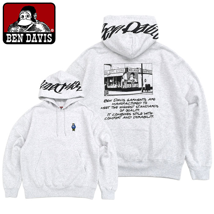 BEN DAVIS（ベンデイビス） パーカー プルオーバー メンズ ゴリラ EMB