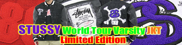 STUSSY（ステューシー） World Tour Varsity JKT Limited Edition