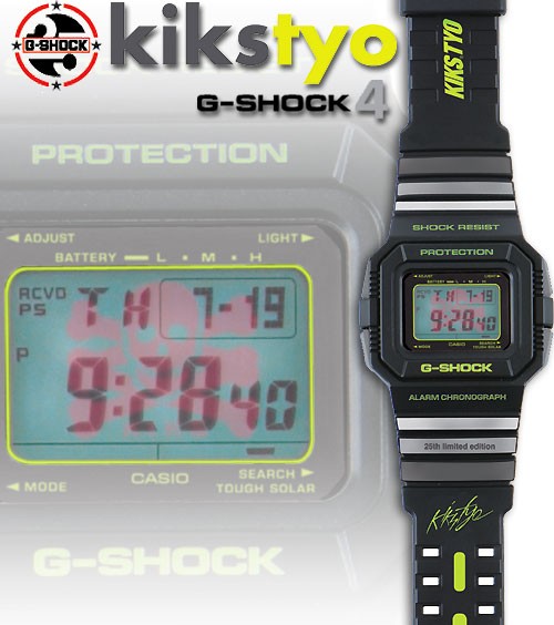 キックス ティー・ワイ・オー KIKS TYO 腕時計 ジーショック 25th アニバーサリー 5500 ジーショック4(Kiks  Tyo×G-SHOCK 5500 G-SHOCK4)