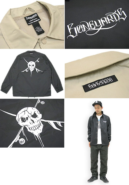 STUSSY(ステューシー)×NEIGHBORHOOD Skullboards Coach JKT コラボ :STU-015782:ice