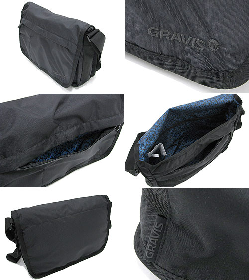 gravis グラビス 10FW ホボ スモール バッグ ブラック メンズ