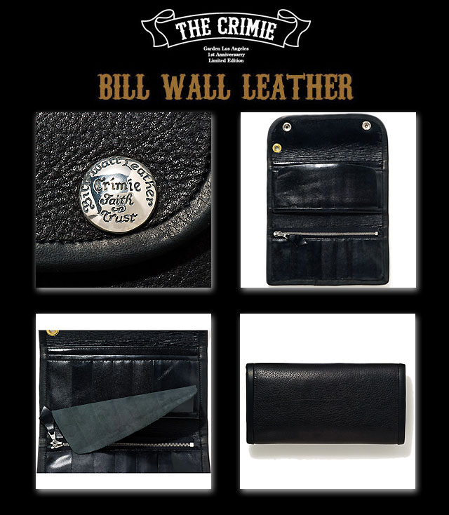 クライミー CRIMIE×BILL WALL LEATHER BW レザー ウォレット コラボ(BW