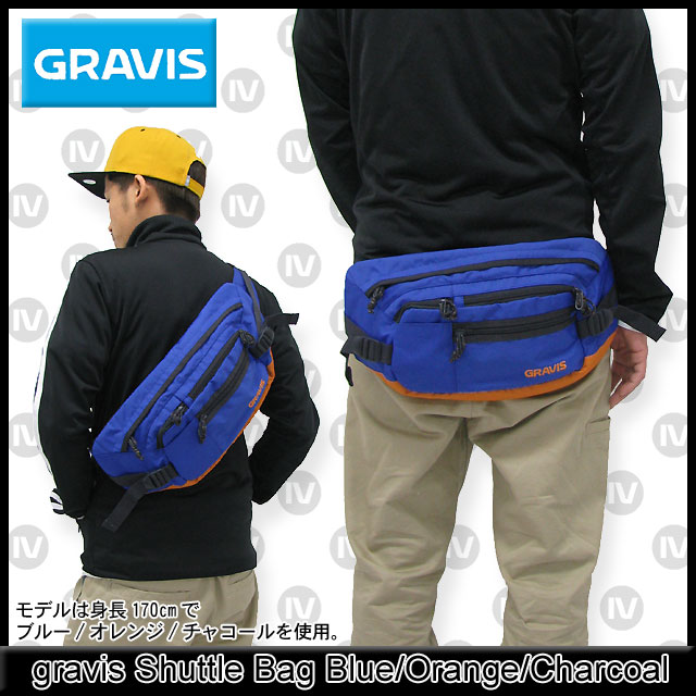 グラビス gravis シャトル バッグ ブルー/オレンジ/チャコール メンズ & レディース(gravis Shuttle Bag  Blue/Orange/Charcoal ウエストポーチ 269020-408) : gra-269020-408 : ice field - 通販  - Yahoo!ショッピング