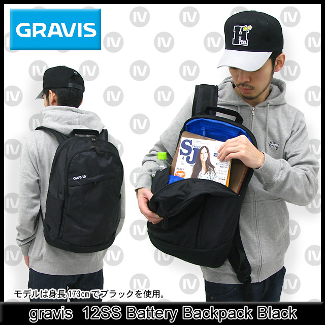 gravis グラビス 12SS バッテリー バックパック カーキ/ブラック