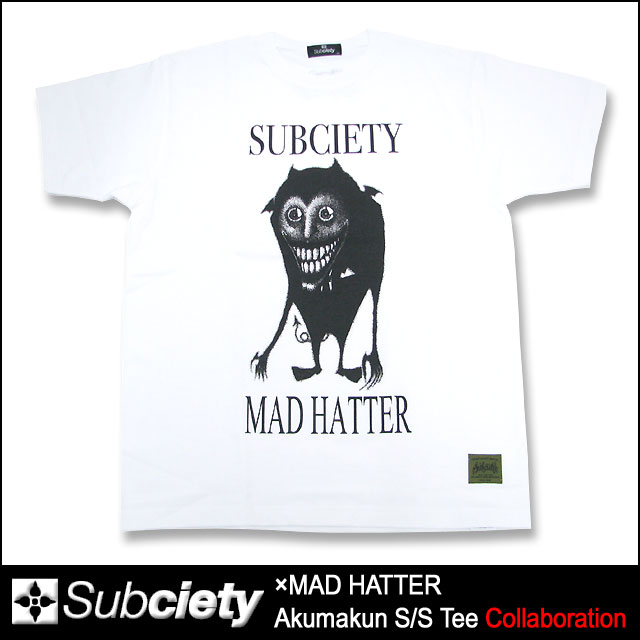 サブサエティ Subciety×マッド ハッター アクマクン Tシャツ 半袖