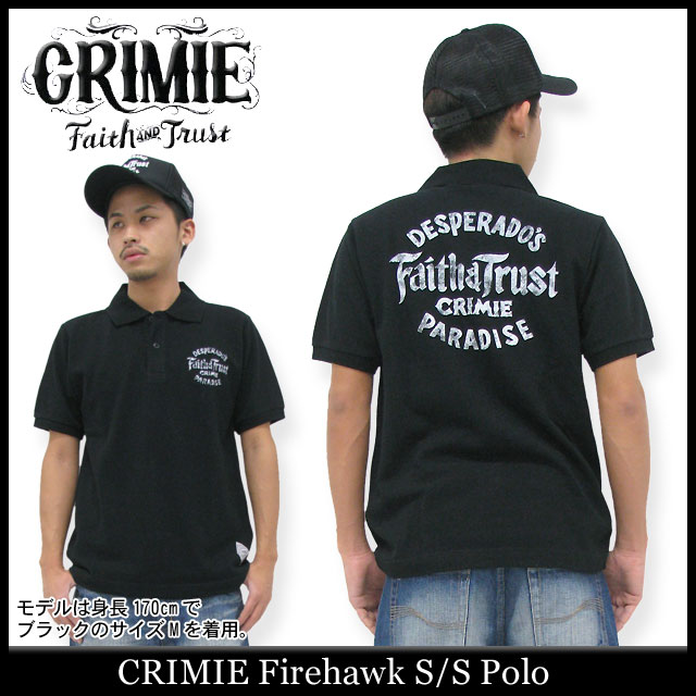 新品【CRIMIE】クライミー　ゴルフ　半袖ポロＴシャツ　Ｌ　ブラック×ホワイト 新品【CRIMIE】クライミー ゴルフ 半袖ポロTシャツ L ブラック