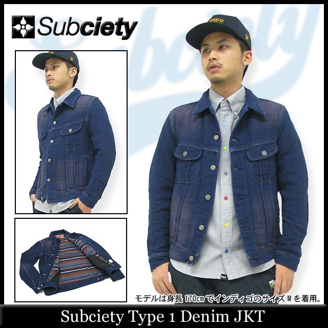 サブサエティ Subciety ジャケット タイプ 1 デニム jacket(subciety