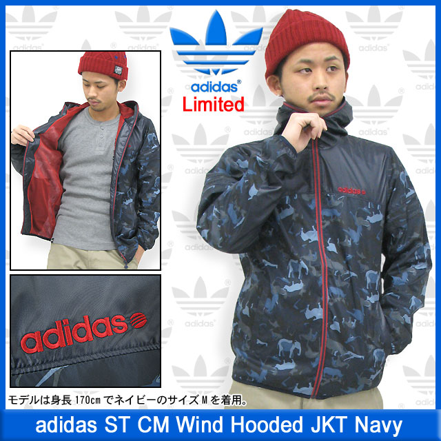 adidas Originals アディダス ST CM ウインド フーデット ジャケット