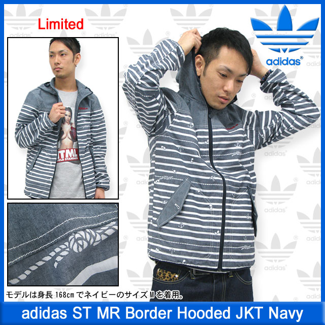 adidas Originals アディダス ST MR ボーダー フーデッド