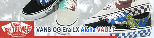 VANS バンズ スニーカー OG エラ LX アロハ Blue Aloha/Sea Pink