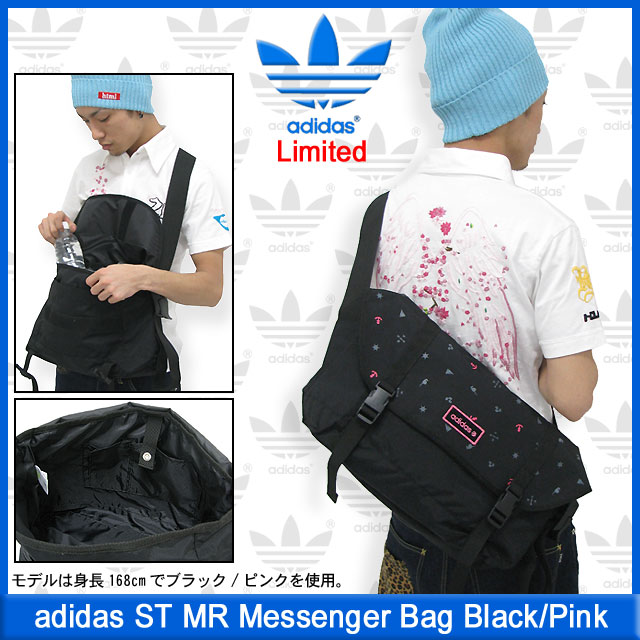 メッセンジャーバック adidas Originals アディダス ST MR メッセンジャー バッグ ブラック