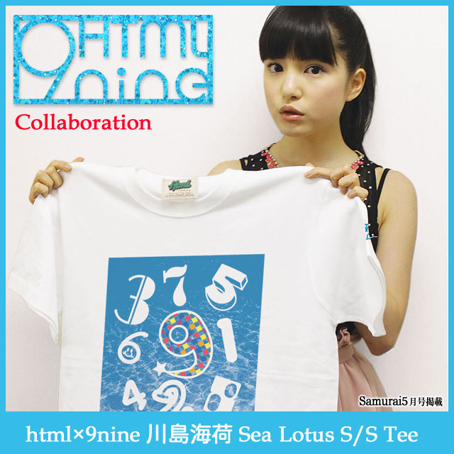 9nine×html コラボTシャツ HTML03 エイチ・ティー・エム・エル html×9nine 99smiles T