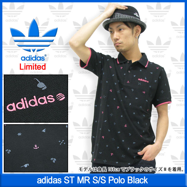 adidas Originals アディダス ST MR ポロシャツ 半袖 ネイビー 限定(ST