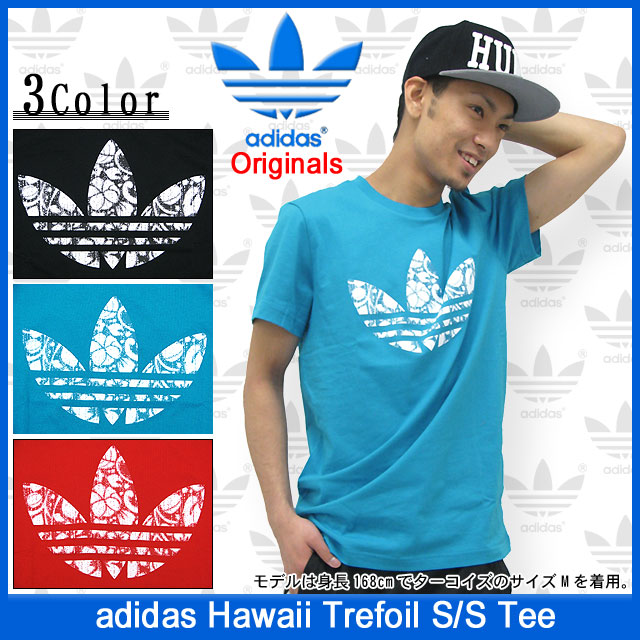 adidas Originals アディダス ハワイ トレフォイル Tシャツ 半袖