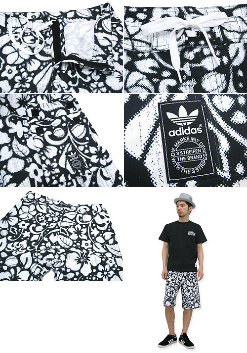 adidas Originals アディダス ハワイ スイム ショーツ ブラック