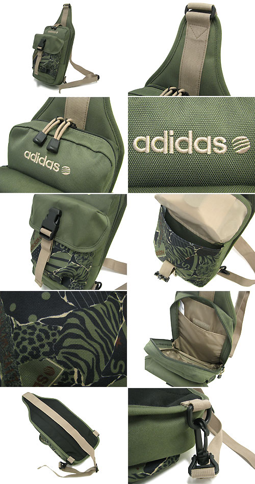【アディダス】2-WAY クロスボディバッグ カーキ 緑 オリーブ adidas Originals アディダス ST CL ボディ バッグ オリーブ