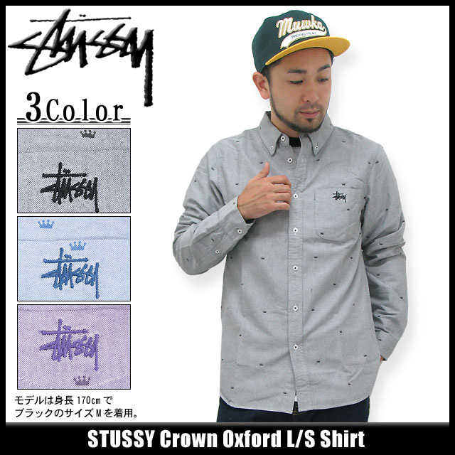 STUSSY（ステューシー） STUSSY Crown Oxford シャツ 長袖(stussy