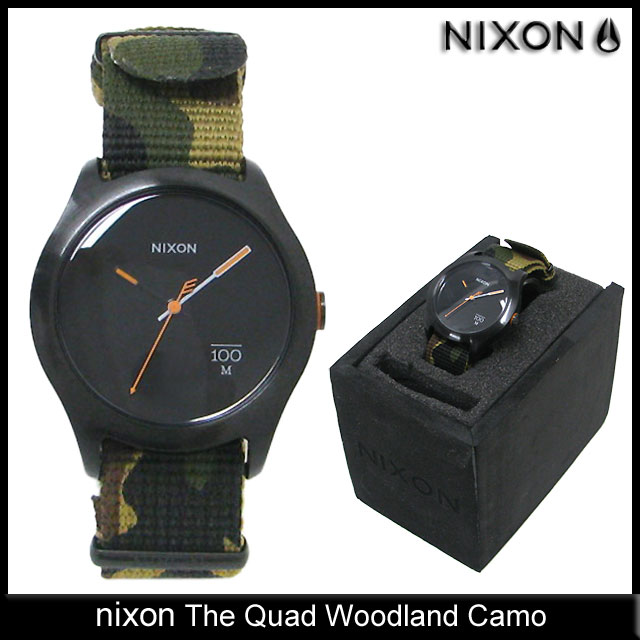 ニクソン nixon 腕時計 ザ クアッド Woodland Camo(nixon The Quad