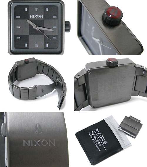 ニクソン nixon 腕時計 ザ クアトロ Gunmetal(nixon The Quatro メンズ