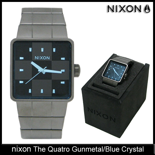 ニクソン nixon 腕時計 ザ クアトロ Gunmetal(nixon The Quatro メンズ