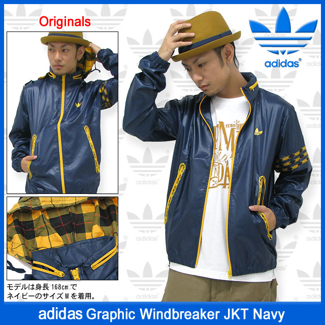 adidas Originals アディダス グラフィック ウインドブレーカー