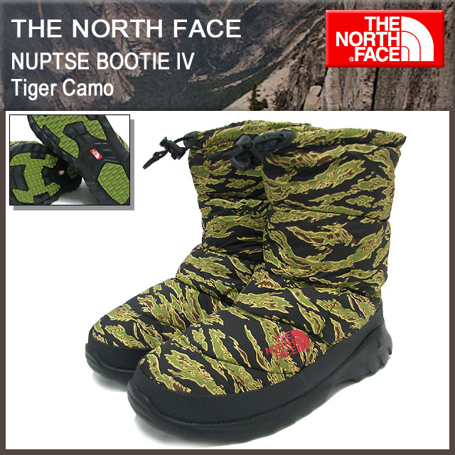ザ ノースフェイス THE NORTH FACE ヌプシ ブーティー 4 タイガーカモ メンズ(NUPTSE BOOTIE IV ブーツ シューズ  NF01271-TC)