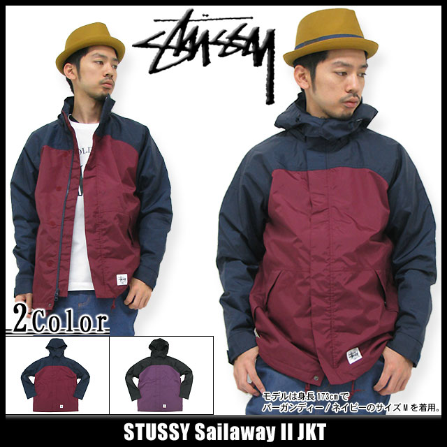 Old Stussy マウンテンパーカー M ネイビー/バーガンディ Old Stussy マウンテンパーカー M ネイビー/バーガンディ メンズ