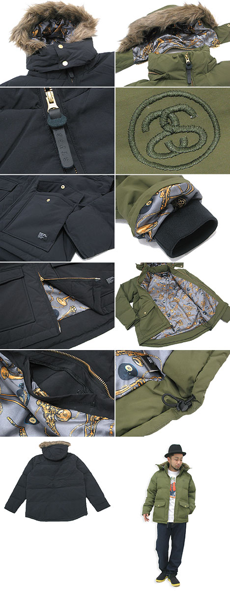 STUSSY（ステューシー） STUSSY Brass Puffa ジャケット(stussy JKT