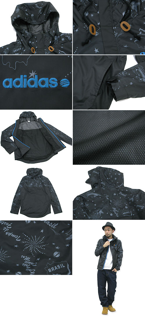 アディダス スキーウェア マウンテンパーカー M 黒  激レア adidas Originals アディダス ST BZ マウンテン パーカー ジャケット