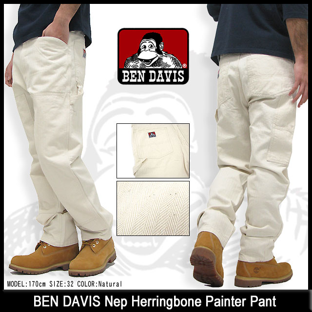 BEN DAVIS（ベンデイビス） ネップ ヘリンボーン ペインター パンツ