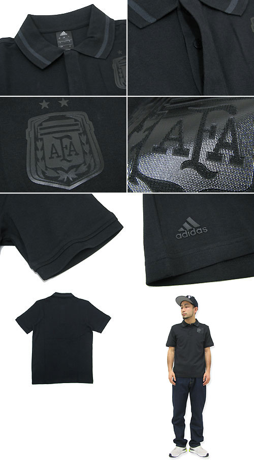アルゼンチン代表 adidas ポロシャツ アディダス ポロシャツ 半袖 青 アルゼンチン代表 刺繍 - メルカリ
