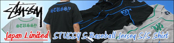 STUSSY（ステューシー） STUSSY S Baseball Jersey シャツ 半袖 日本