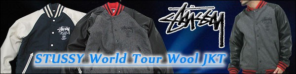 ステューシー STUSSY World Tour Wool ジャケット(stussy jkt JACKET アウター トップス ブルゾン