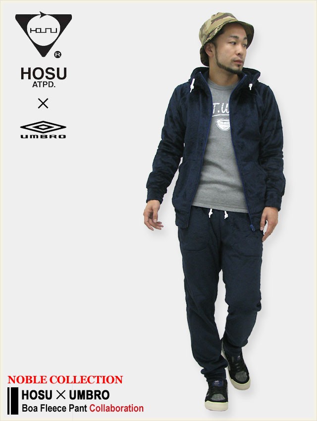 ホス Hosu×アンブロ ボア フリース パンツ コラボ(HOSU×UMBRO Boa